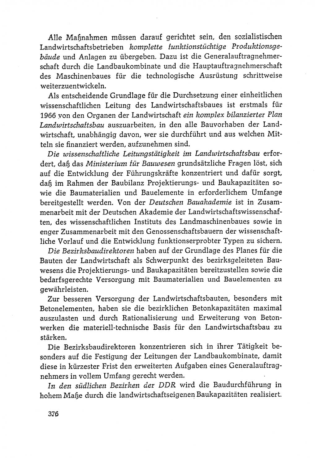 Dokumente der Sozialistischen Einheitspartei Deutschlands (SED) [Deutsche Demokratische Republik (DDR)] 1964-1965, Seite 376 (Dok. SED DDR 1964-1965, S. 376)