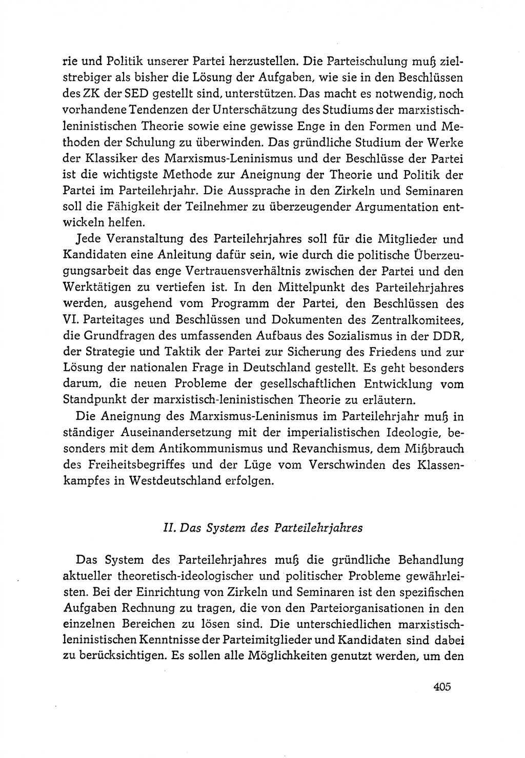 Dokumente der Sozialistischen Einheitspartei Deutschlands (SED) [Deutsche Demokratische Republik (DDR)] 1964-1965, Seite 405 (Dok. SED DDR 1964-1965, S. 405)