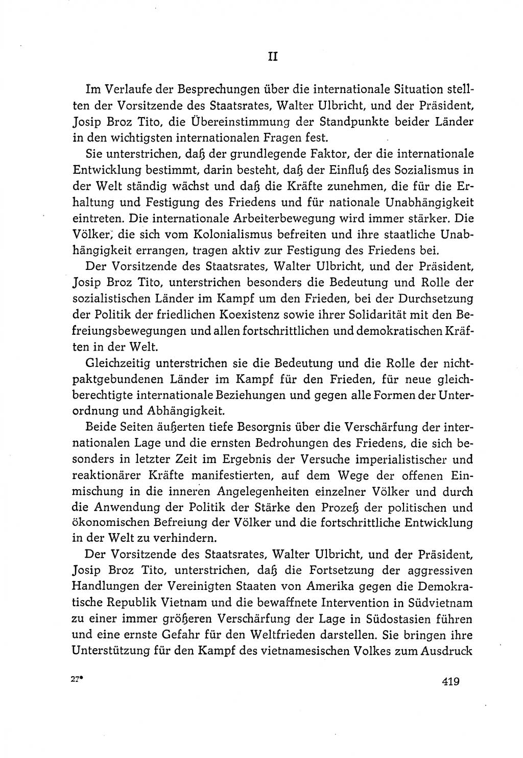 Dokumente der Sozialistischen Einheitspartei Deutschlands (SED) [Deutsche Demokratische Republik (DDR)] 1964-1965, Seite 419 (Dok. SED DDR 1964-1965, S. 419)