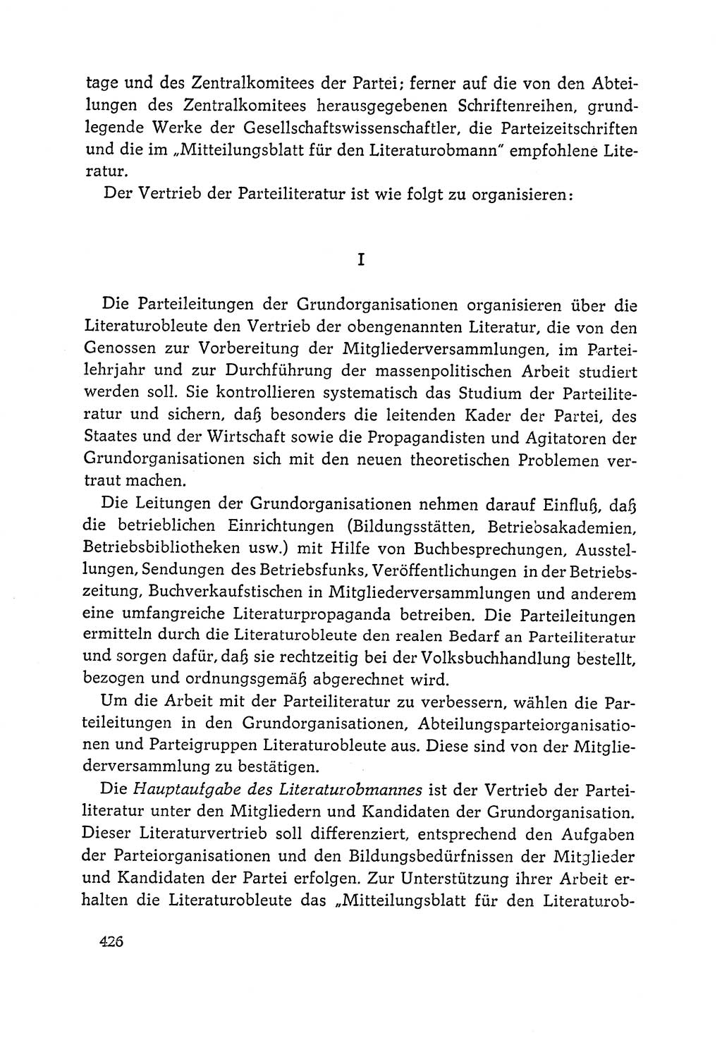 Dokumente der Sozialistischen Einheitspartei Deutschlands (SED) [Deutsche Demokratische Republik (DDR)] 1964-1965, Seite 426 (Dok. SED DDR 1964-1965, S. 426)