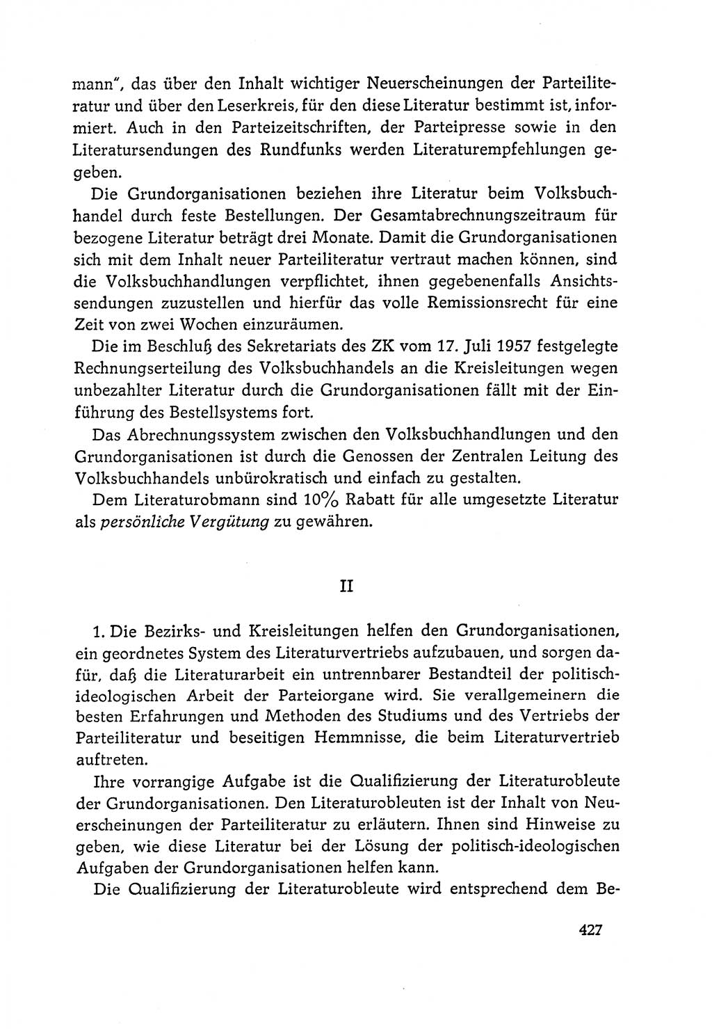 Dokumente der Sozialistischen Einheitspartei Deutschlands (SED) [Deutsche Demokratische Republik (DDR)] 1964-1965, Seite 427 (Dok. SED DDR 1964-1965, S. 427)