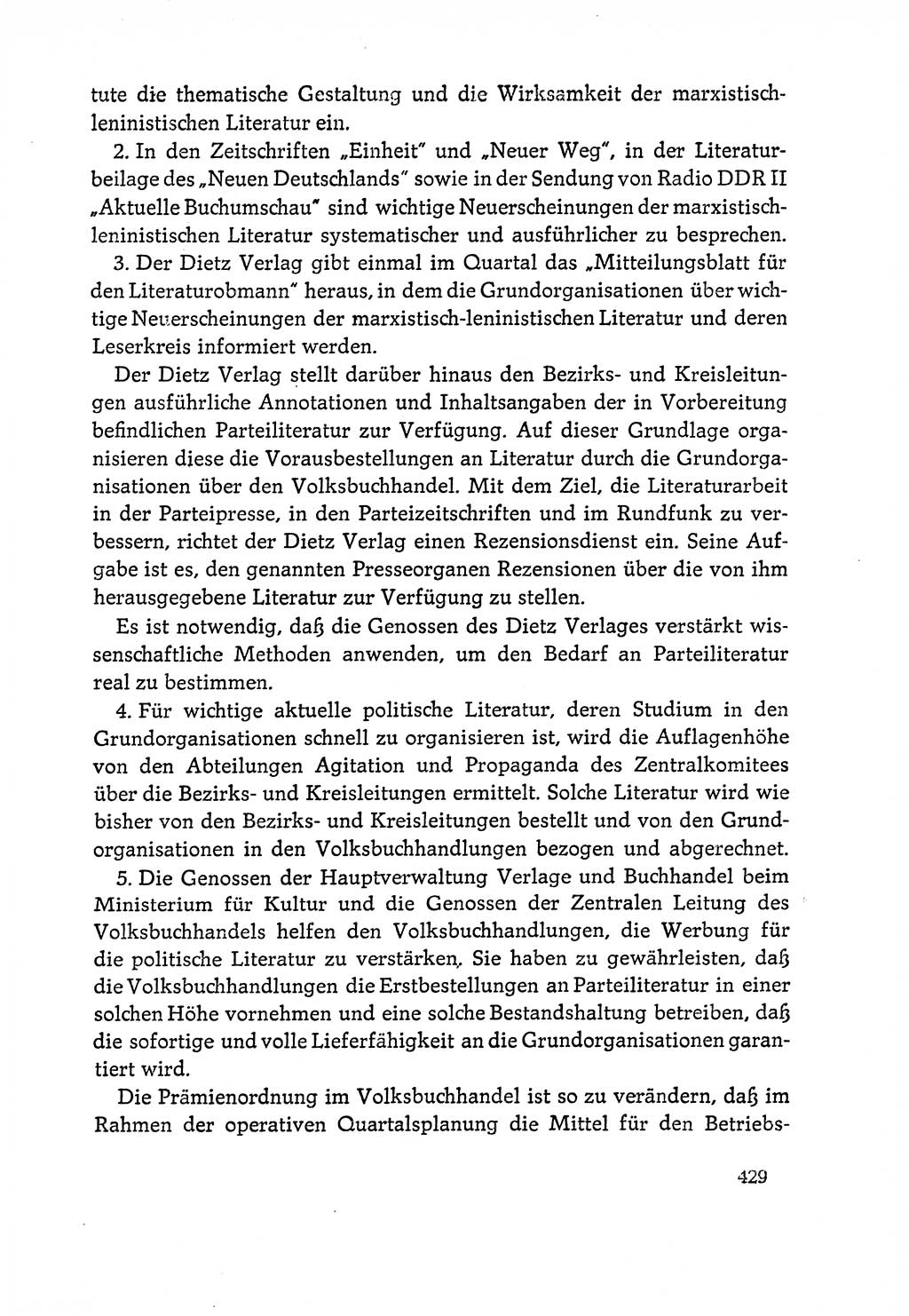 Dokumente der Sozialistischen Einheitspartei Deutschlands (SED) [Deutsche Demokratische Republik (DDR)] 1964-1965, Seite 429 (Dok. SED DDR 1964-1965, S. 429)