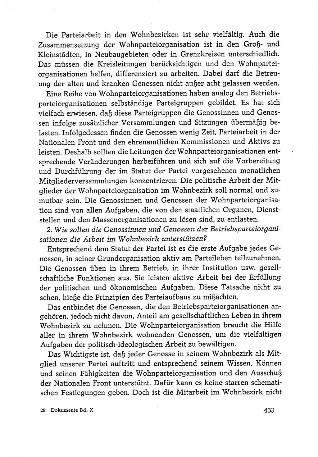 Dokumente der Sozialistischen Einheitspartei Deutschlands (SED) [Deutsche Demokratische Republik (DDR)] 1964-1965, Seite 433 (Dok. SED DDR 1964-1965, S. 433)