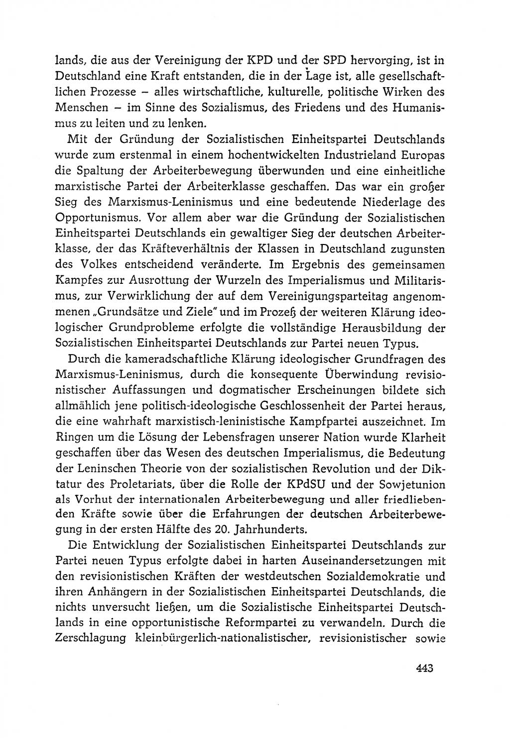 Dokumente der Sozialistischen Einheitspartei Deutschlands (SED) [Deutsche Demokratische Republik (DDR)] 1964-1965, Seite 443 (Dok. SED DDR 1964-1965, S. 443)