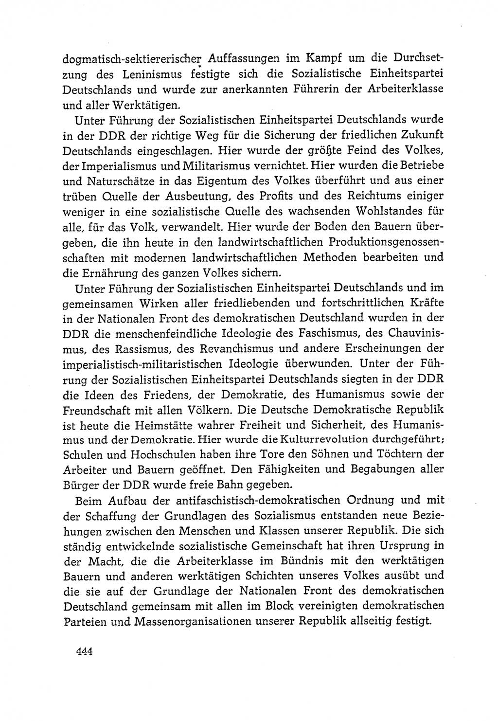 Dokumente der Sozialistischen Einheitspartei Deutschlands (SED) [Deutsche Demokratische Republik (DDR)] 1964-1965, Seite 444 (Dok. SED DDR 1964-1965, S. 444)