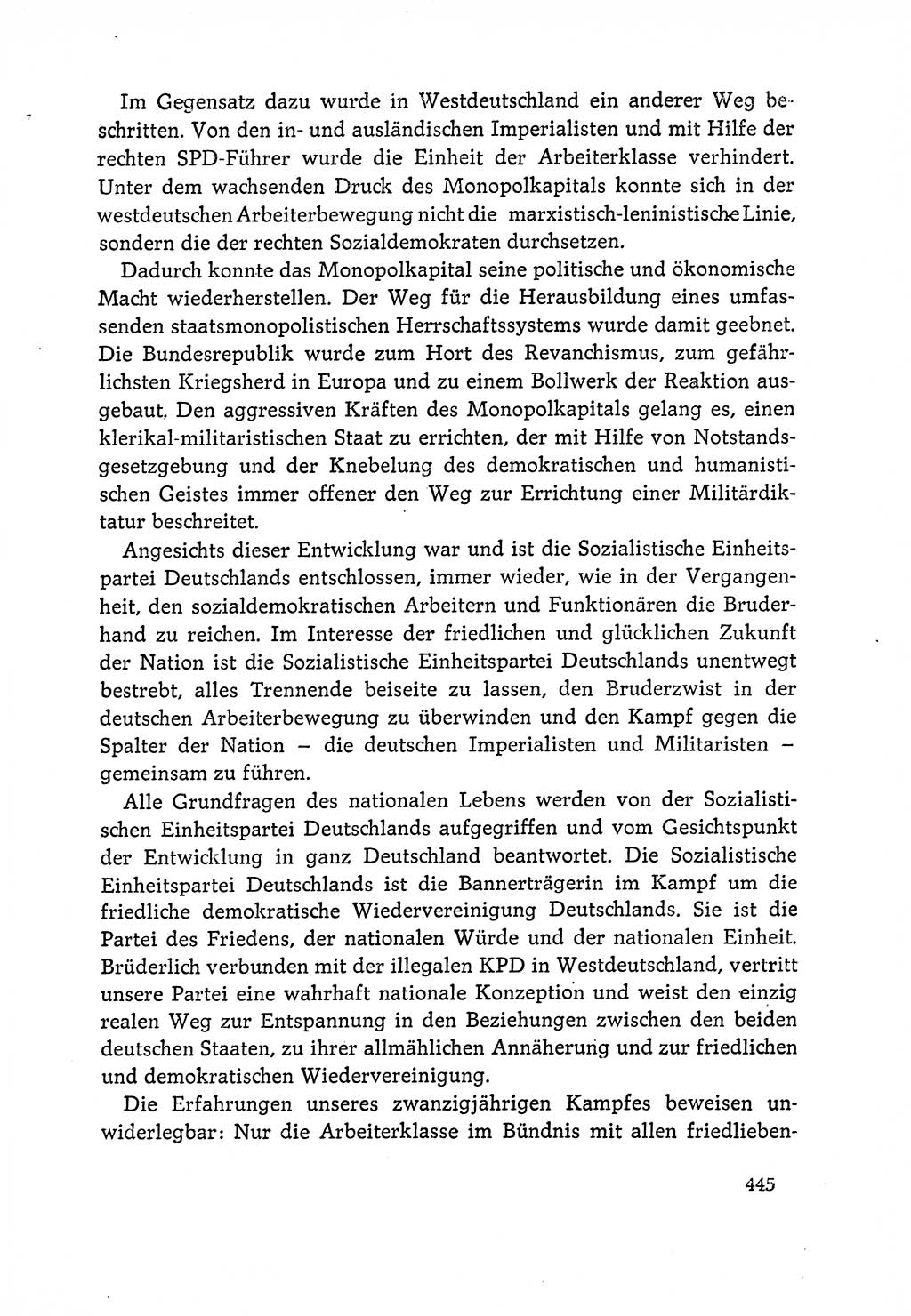 Dokumente der Sozialistischen Einheitspartei Deutschlands (SED) [Deutsche Demokratische Republik (DDR)] 1964-1965, Seite 445 (Dok. SED DDR 1964-1965, S. 445)