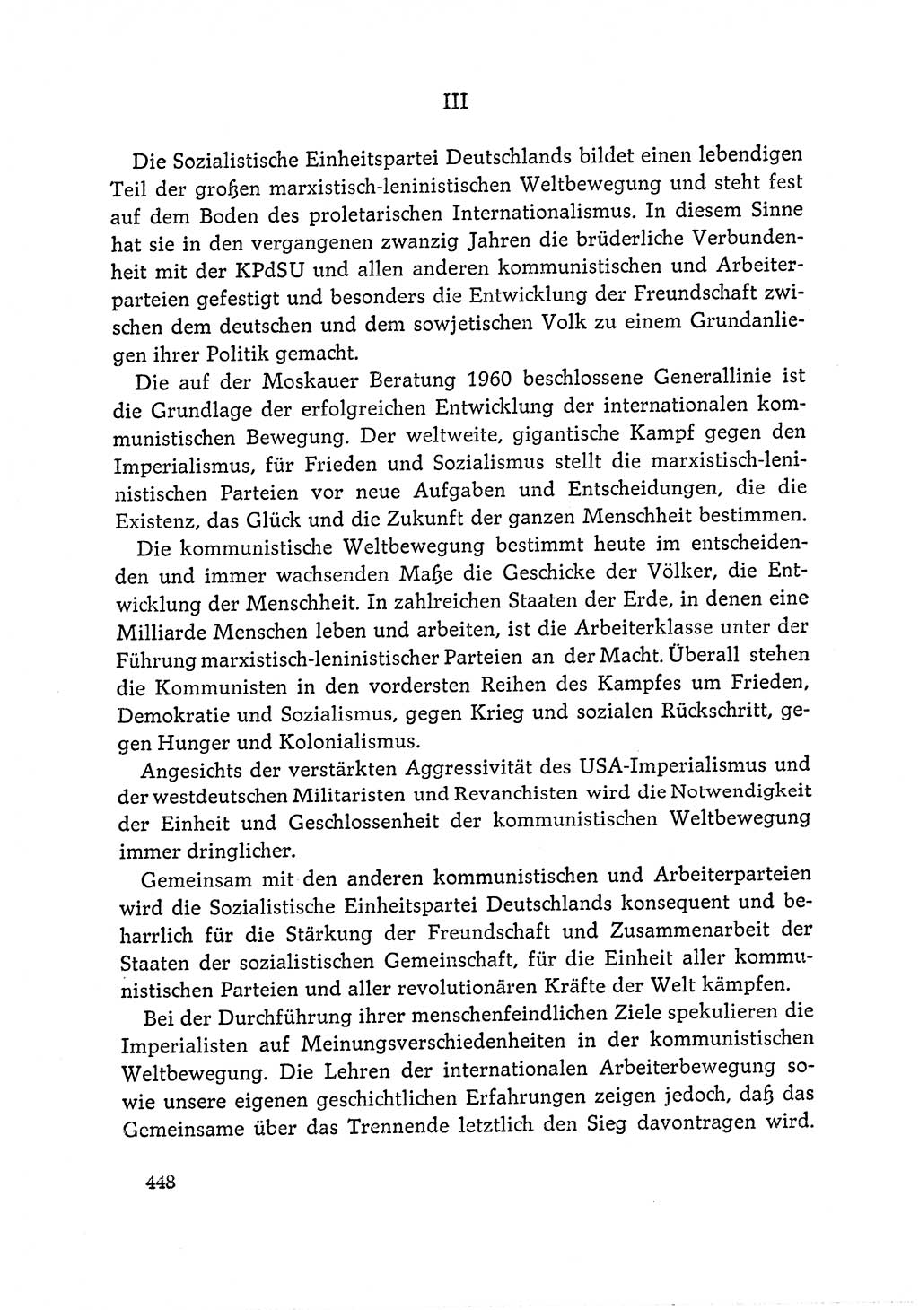 Dokumente der Sozialistischen Einheitspartei Deutschlands (SED) [Deutsche Demokratische Republik (DDR)] 1964-1965, Seite 448 (Dok. SED DDR 1964-1965, S. 448)