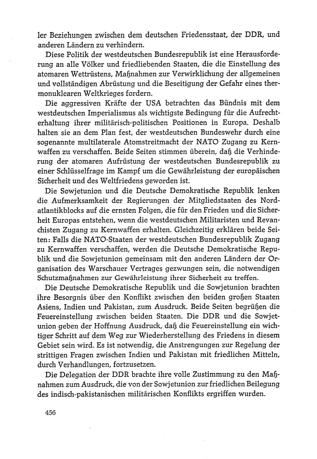 Dokumente der Sozialistischen Einheitspartei Deutschlands (SED) [Deutsche Demokratische Republik (DDR)] 1964-1965, Seite 456 (Dok. SED DDR 1964-1965, S. 456)