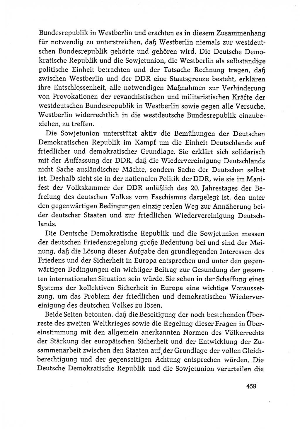 Dokumente der Sozialistischen Einheitspartei Deutschlands (SED) [Deutsche Demokratische Republik (DDR)] 1964-1965, Seite 459 (Dok. SED DDR 1964-1965, S. 459)
