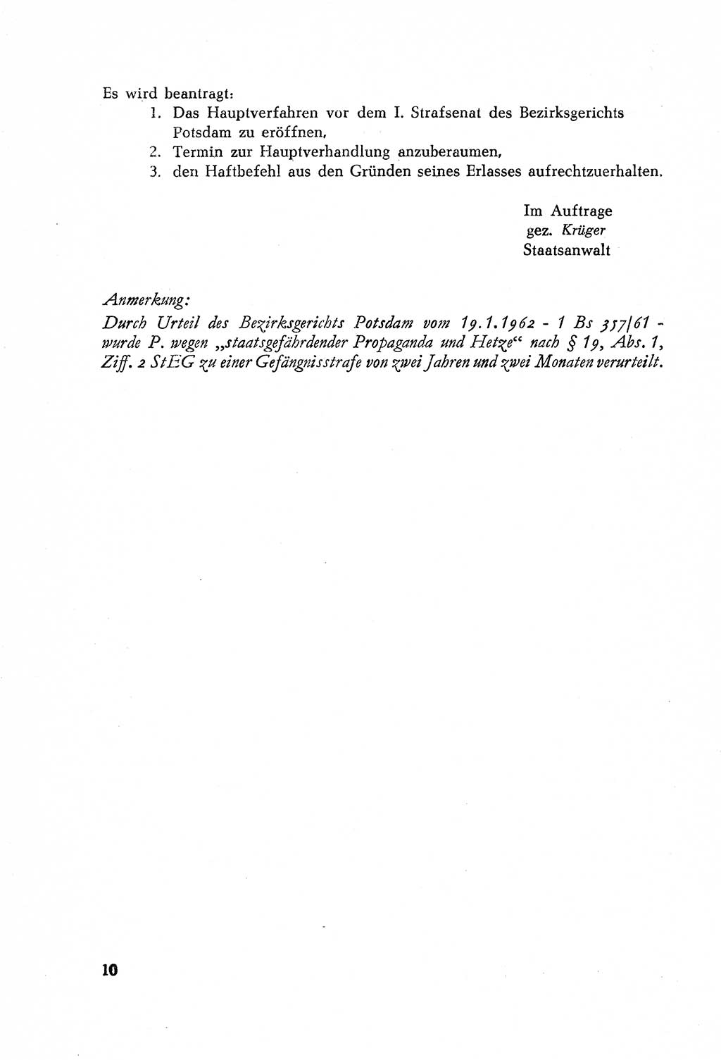 Dokumente des Unrechts, das SED-Regime [Deutsche Demokratische Republik (DDR)] in der Praxis, Bundesministerium für gesamtdeutsche Fragen (BMG) [Bundesrepublik Deutschland (BRD)] 1964, Seite 10 (Dok. UnR. SED-Reg. DDR BMG BRD 1964, S. 10)