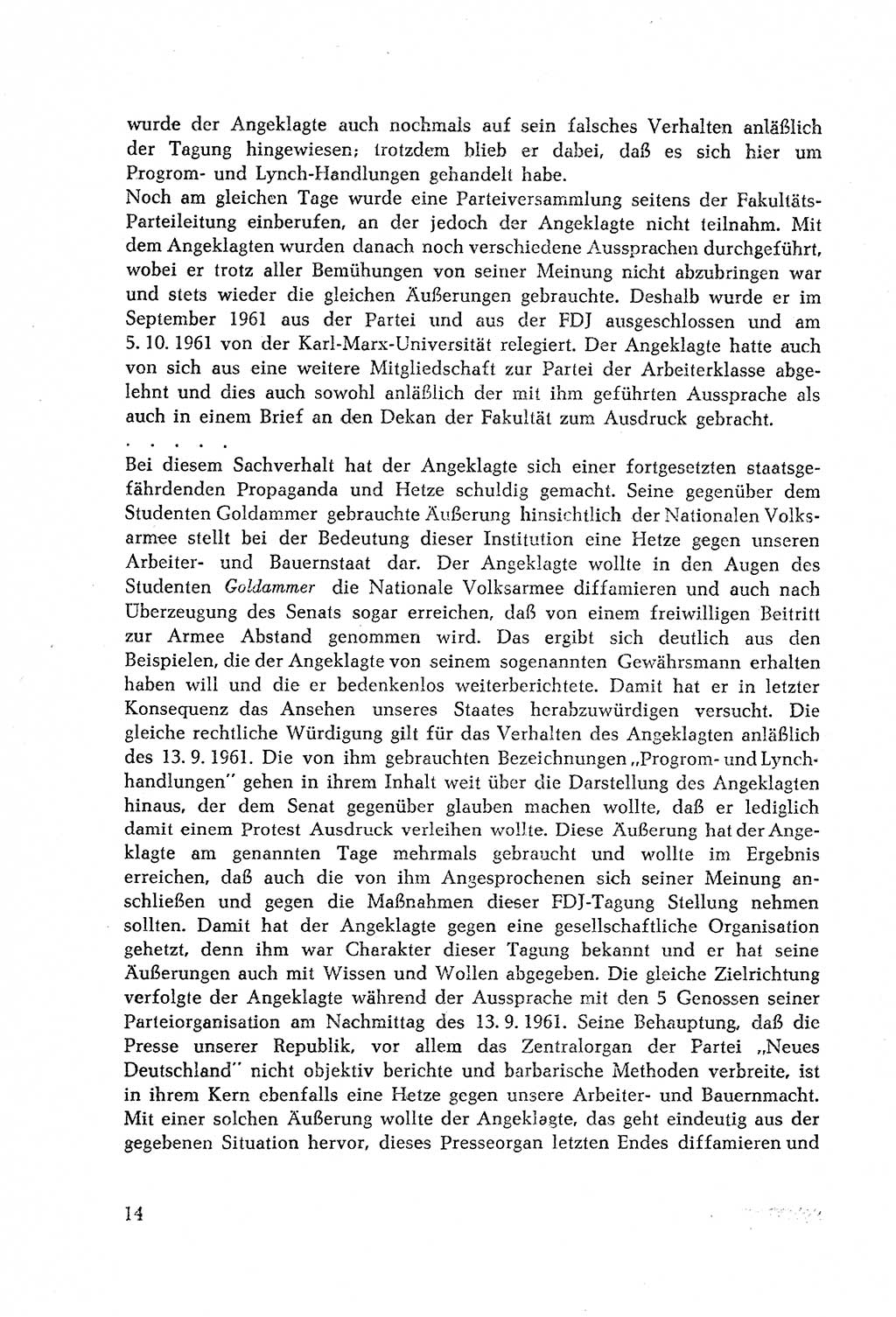 Dokumente des Unrechts, das SED-Regime [Deutsche Demokratische Republik (DDR)] in der Praxis, Bundesministerium für gesamtdeutsche Fragen (BMG) [Bundesrepublik Deutschland (BRD)] 1964, Seite 14 (Dok. UnR. SED-Reg. DDR BMG BRD 1964, S. 14)