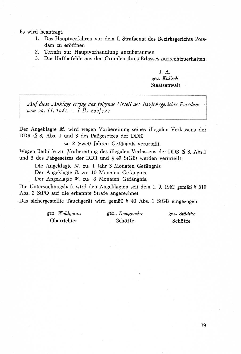 Dokumente des Unrechts, das SED-Regime [Deutsche Demokratische Republik (DDR)] in der Praxis, Bundesministerium für gesamtdeutsche Fragen (BMG) [Bundesrepublik Deutschland (BRD)] 1964, Seite 19 (Dok. UnR. SED-Reg. DDR BMG BRD 1964, S. 19)