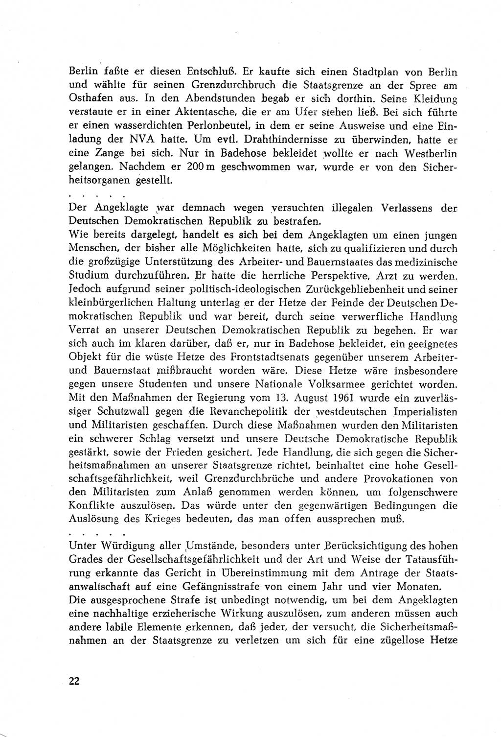 Dokumente des Unrechts, das SED-Regime [Deutsche Demokratische Republik (DDR)] in der Praxis, Bundesministerium für gesamtdeutsche Fragen (BMG) [Bundesrepublik Deutschland (BRD)] 1964, Seite 22 (Dok. UnR. SED-Reg. DDR BMG BRD 1964, S. 22)