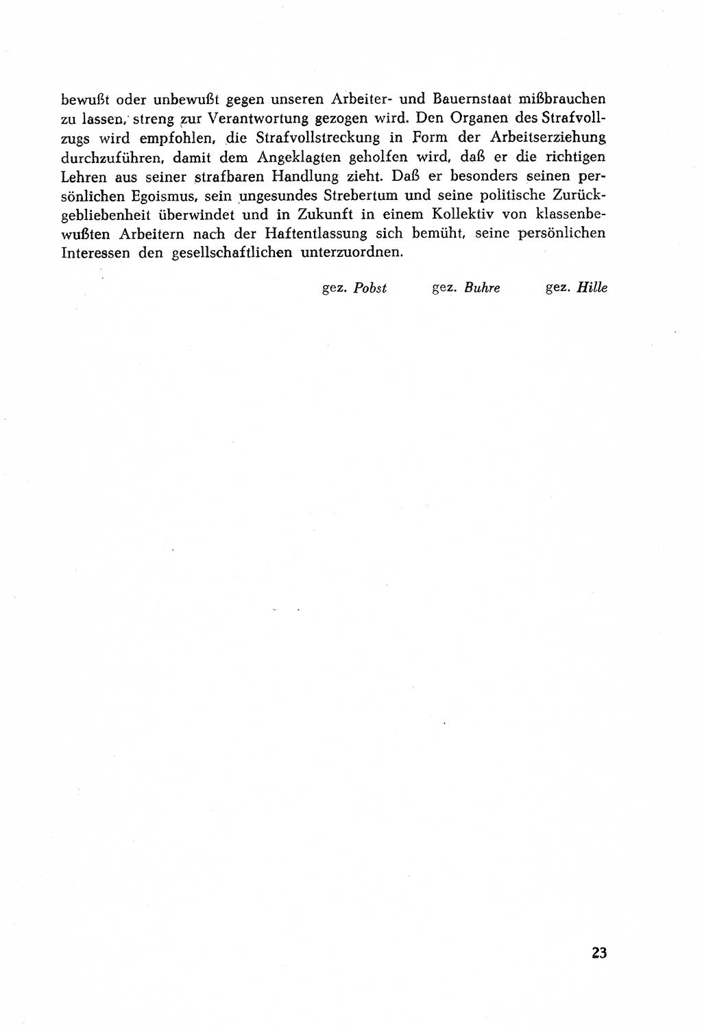 Dokumente des Unrechts, das SED-Regime [Deutsche Demokratische Republik (DDR)] in der Praxis, Bundesministerium für gesamtdeutsche Fragen (BMG) [Bundesrepublik Deutschland (BRD)] 1964, Seite 23 (Dok. UnR. SED-Reg. DDR BMG BRD 1964, S. 23)