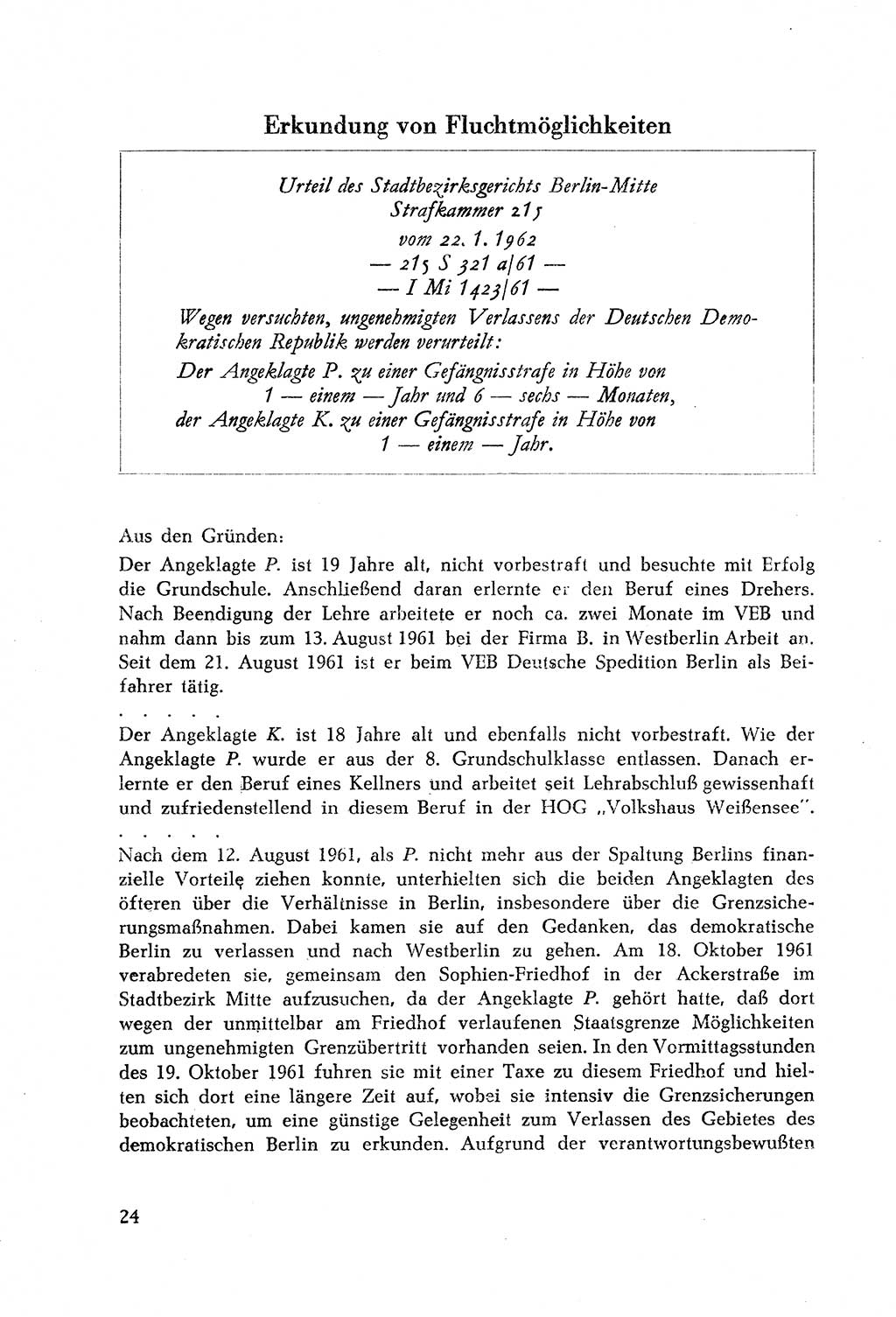 Dokumente des Unrechts, das SED-Regime [Deutsche Demokratische Republik (DDR)] in der Praxis, Bundesministerium für gesamtdeutsche Fragen (BMG) [Bundesrepublik Deutschland (BRD)] 1964, Seite 24 (Dok. UnR. SED-Reg. DDR BMG BRD 1964, S. 24)