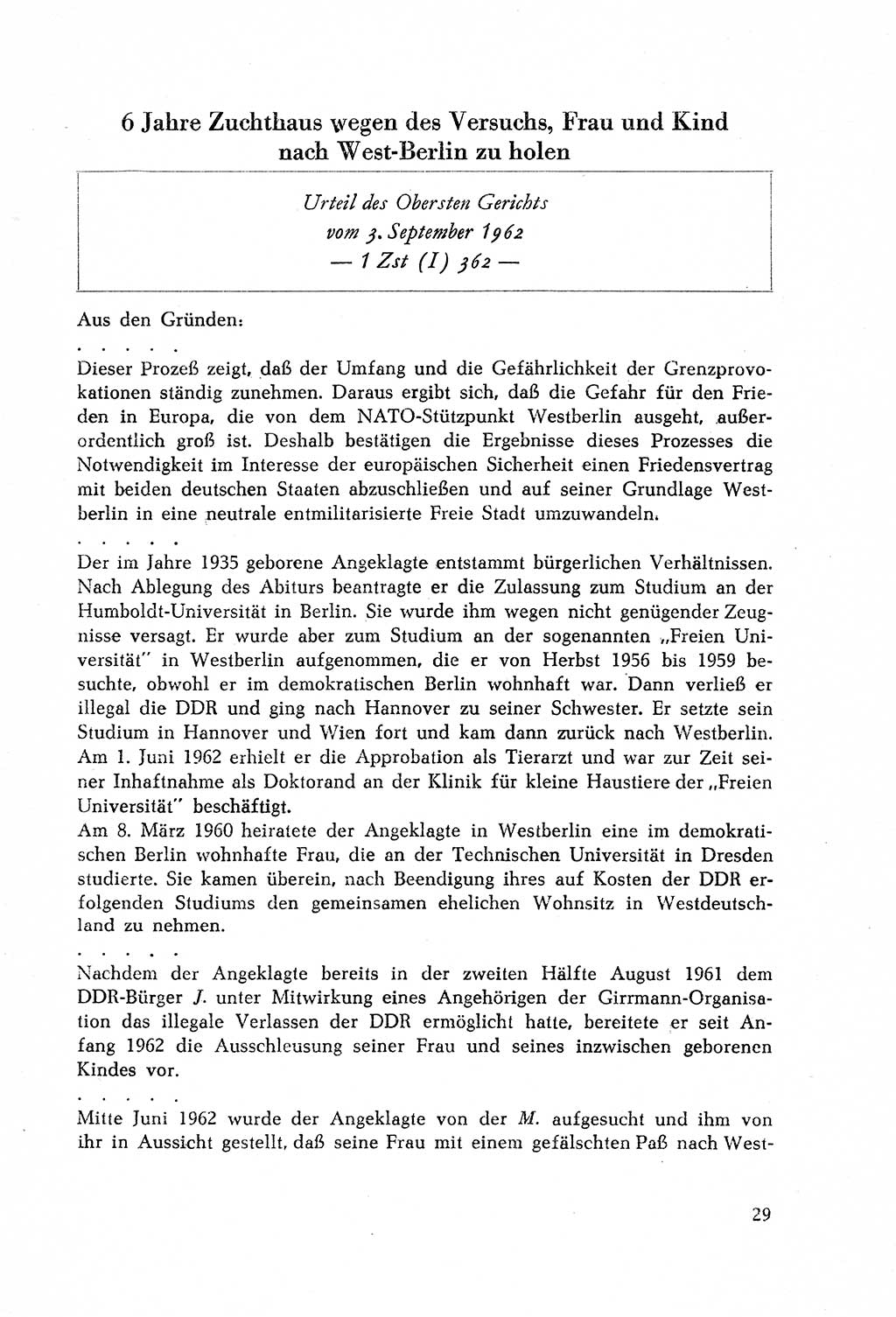 Dokumente des Unrechts, das SED-Regime [Deutsche Demokratische Republik (DDR)] in der Praxis, Bundesministerium für gesamtdeutsche Fragen (BMG) [Bundesrepublik Deutschland (BRD)] 1964, Seite 29 (Dok. UnR. SED-Reg. DDR BMG BRD 1964, S. 29)