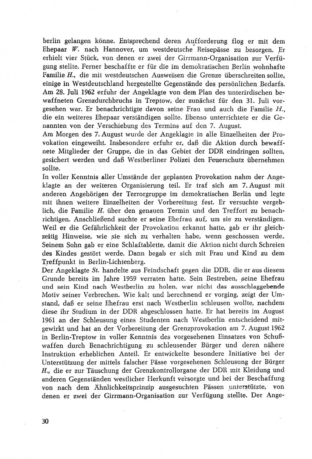 Dokumente des Unrechts, das SED-Regime [Deutsche Demokratische Republik (DDR)] in der Praxis, Bundesministerium für gesamtdeutsche Fragen (BMG) [Bundesrepublik Deutschland (BRD)] 1964, Seite 30 (Dok. UnR. SED-Reg. DDR BMG BRD 1964, S. 30)