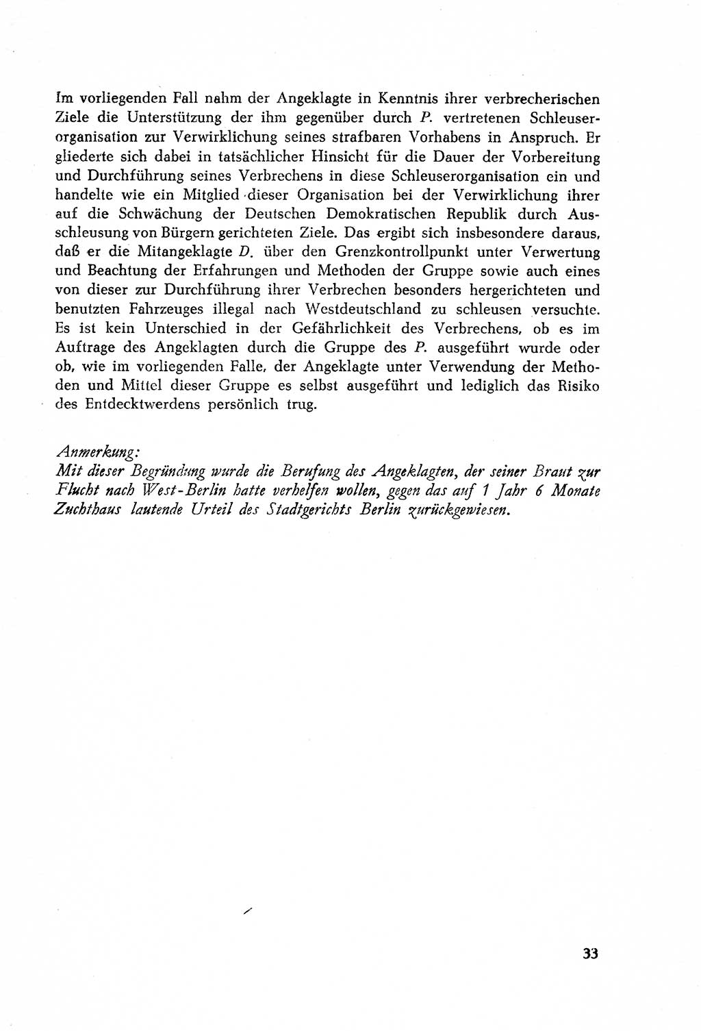 Dokumente des Unrechts, das SED-Regime [Deutsche Demokratische Republik (DDR)] in der Praxis, Bundesministerium für gesamtdeutsche Fragen (BMG) [Bundesrepublik Deutschland (BRD)] 1964, Seite 33 (Dok. UnR. SED-Reg. DDR BMG BRD 1964, S. 33)