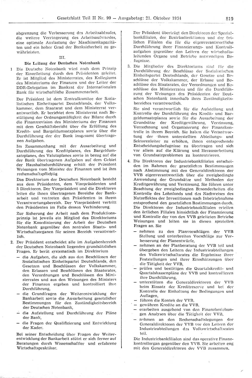 Gesetzblatt (GBl.) der Deutschen Demokratischen Republik (DDR) Teil ⅠⅠ 1964, Seite 819 (GBl. DDR ⅠⅠ 1964, S. 819)