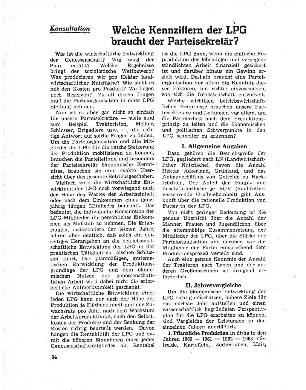 Neuer Weg (NW), Organ des Zentralkomitees (ZK) der SED (Sozialistische Einheitspartei Deutschlands) für Fragen des Parteilebens, 19. Jahrgang [Deutsche Demokratische Republik (DDR)] 1964, Seite 34 (NW ZK SED DDR 1964, S. 34)