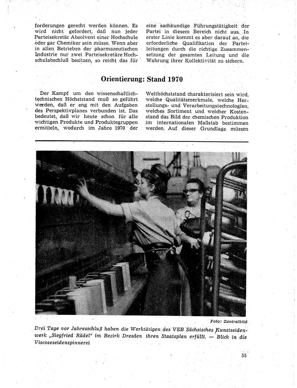 Neuer Weg (NW), Organ des Zentralkomitees (ZK) der SED (Sozialistische Einheitspartei Deutschlands) für Fragen des Parteilebens, 19. Jahrgang [Deutsche Demokratische Republik (DDR)] 1964, Seite 55 (NW ZK SED DDR 1964, S. 55)