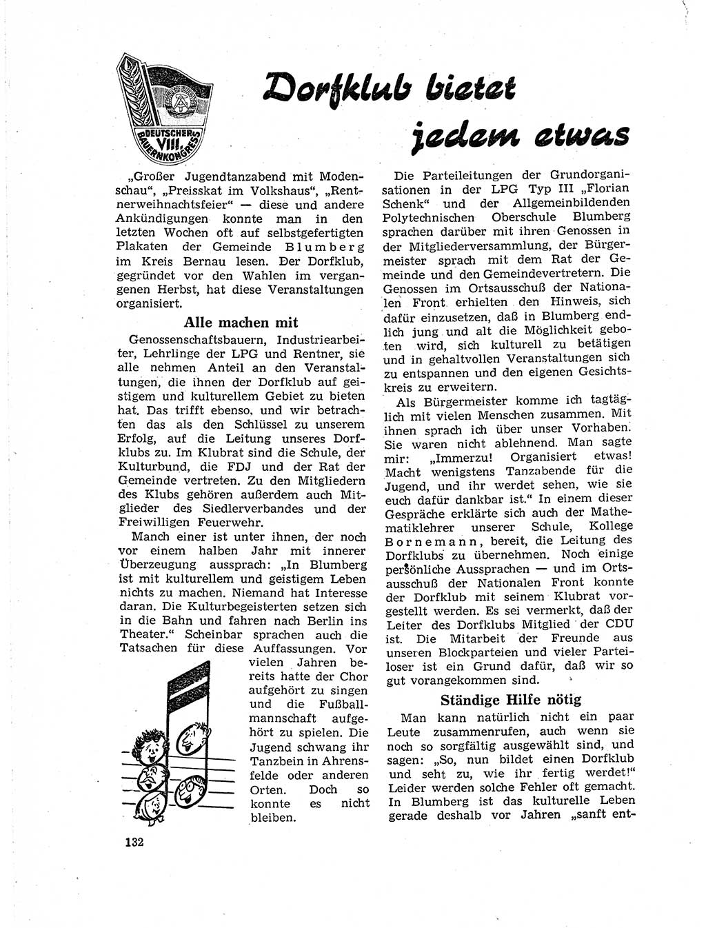 Neuer Weg (NW), Organ des Zentralkomitees (ZK) der SED (Sozialistische Einheitspartei Deutschlands) für Fragen des Parteilebens, 19. Jahrgang [Deutsche Demokratische Republik (DDR)] 1964, Seite 132 (NW ZK SED DDR 1964, S. 132)