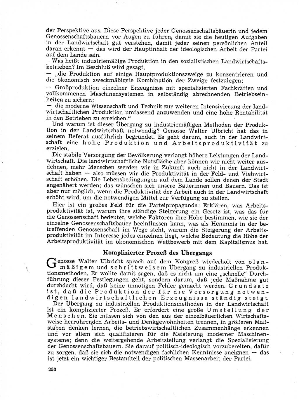 Neuer Weg (NW), Organ des Zentralkomitees (ZK) der SED (Sozialistische Einheitspartei Deutschlands) für Fragen des Parteilebens, 19. Jahrgang [Deutsche Demokratische Republik (DDR)] 1964, Seite 250 (NW ZK SED DDR 1964, S. 250)