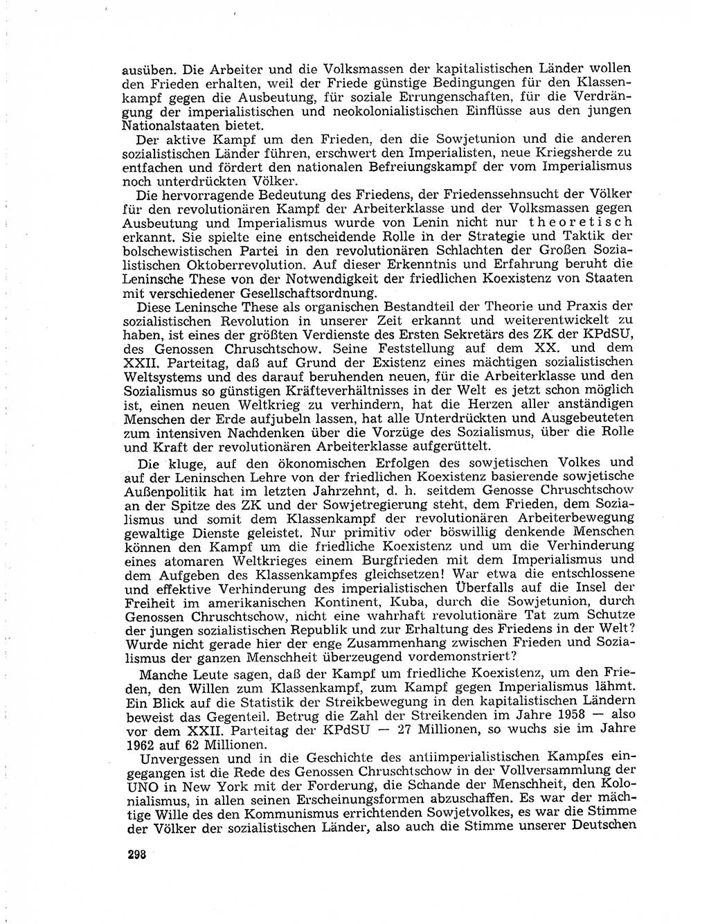 Neuer Weg (NW), Organ des Zentralkomitees (ZK) der SED (Sozialistische Einheitspartei Deutschlands) für Fragen des Parteilebens, 19. Jahrgang [Deutsche Demokratische Republik (DDR)] 1964, Seite 298 (NW ZK SED DDR 1964, S. 298)