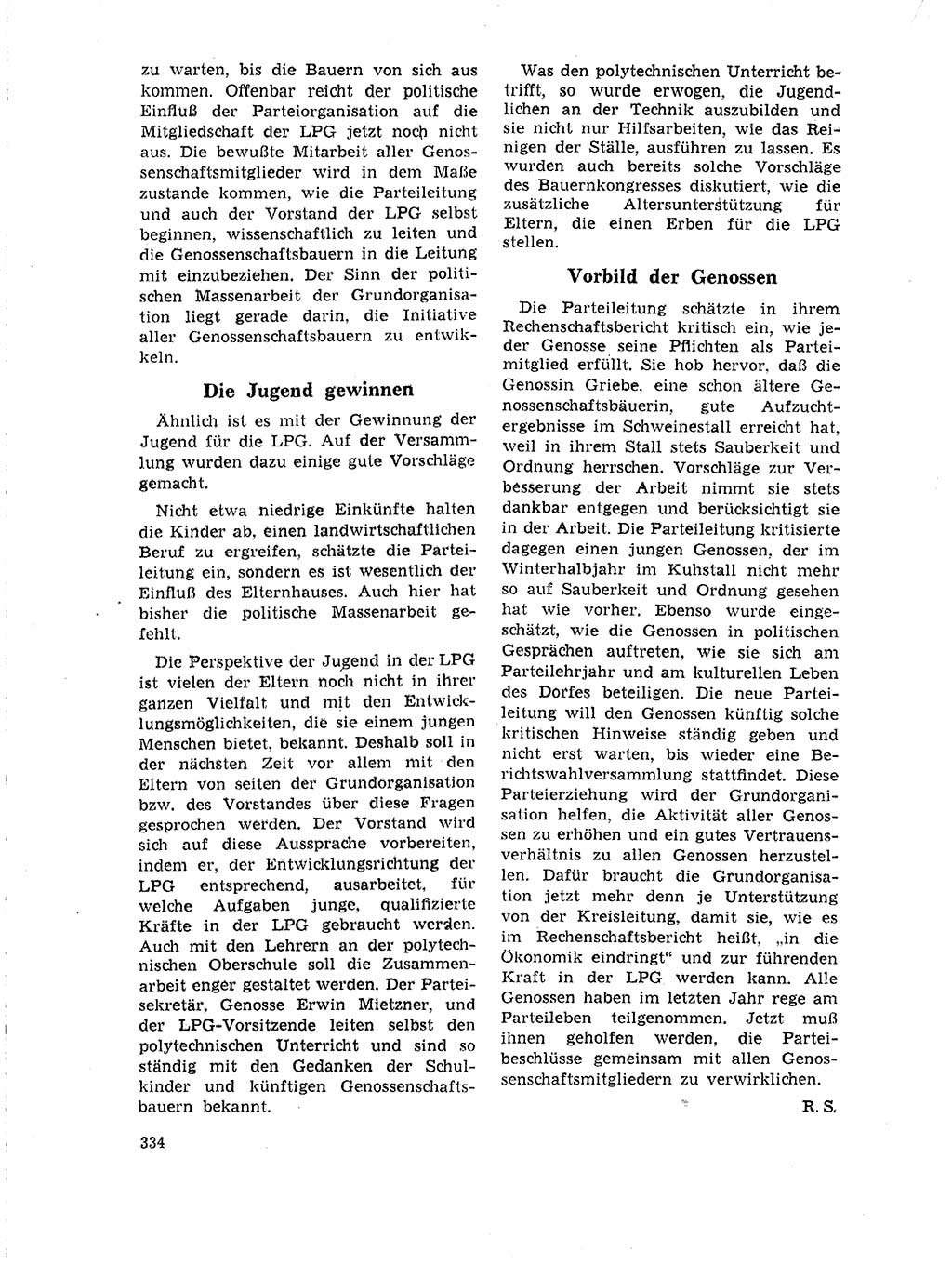 Neuer Weg (NW), Organ des Zentralkomitees (ZK) der SED (Sozialistische Einheitspartei Deutschlands) für Fragen des Parteilebens, 19. Jahrgang [Deutsche Demokratische Republik (DDR)] 1964, Seite 334 (NW ZK SED DDR 1964, S. 334)