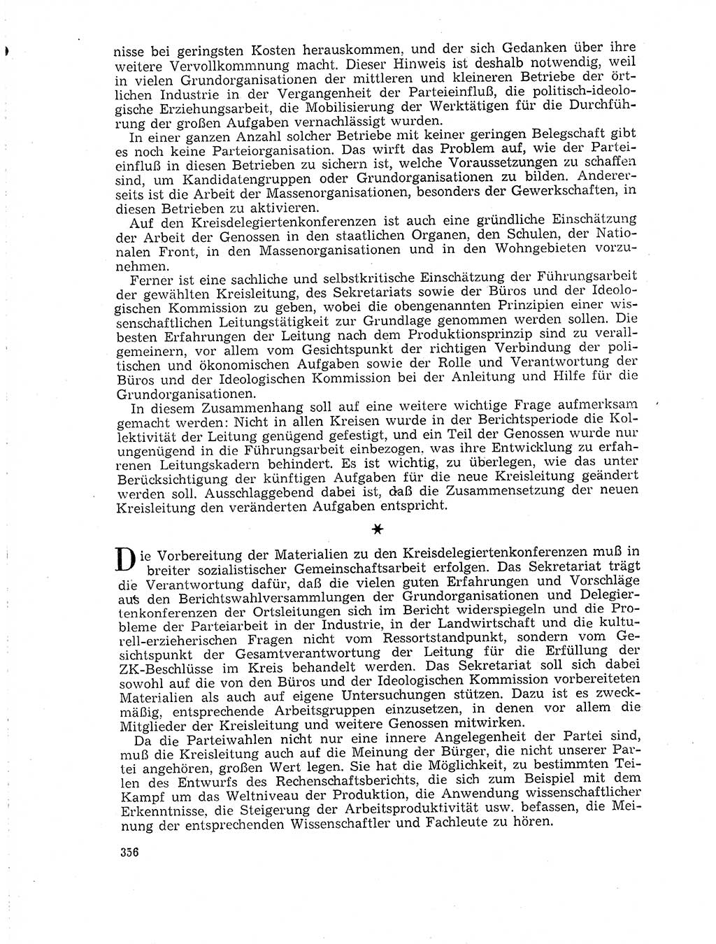 Neuer Weg (NW), Organ des Zentralkomitees (ZK) der SED (Sozialistische Einheitspartei Deutschlands) für Fragen des Parteilebens, 19. Jahrgang [Deutsche Demokratische Republik (DDR)] 1964, Seite 356 (NW ZK SED DDR 1964, S. 356)