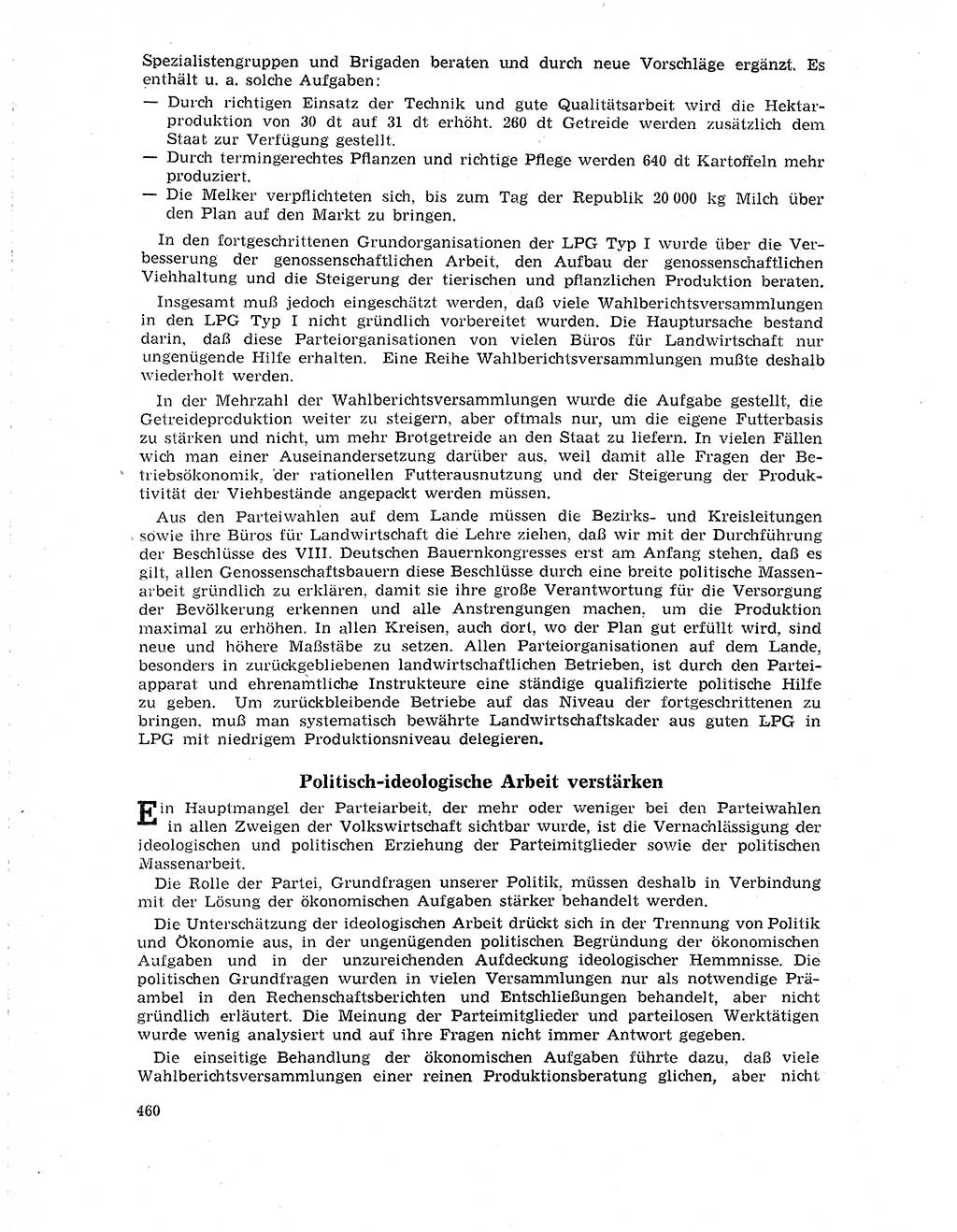 Neuer Weg (NW), Organ des Zentralkomitees (ZK) der SED (Sozialistische Einheitspartei Deutschlands) für Fragen des Parteilebens, 19. Jahrgang [Deutsche Demokratische Republik (DDR)] 1964, Seite 460 (NW ZK SED DDR 1964, S. 460)