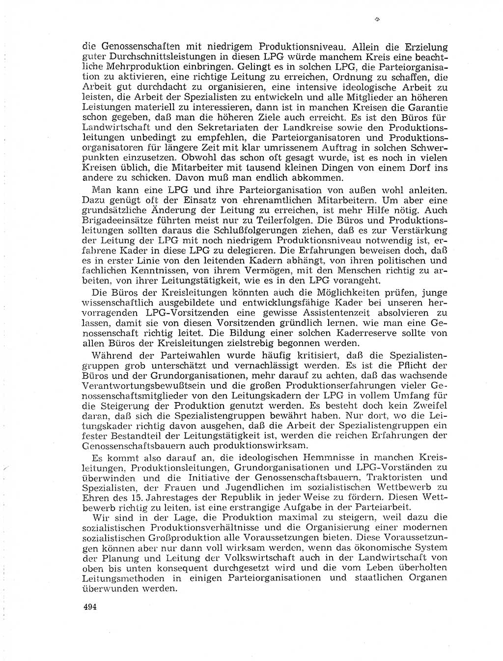 Neuer Weg (NW), Organ des Zentralkomitees (ZK) der SED (Sozialistische Einheitspartei Deutschlands) für Fragen des Parteilebens, 19. Jahrgang [Deutsche Demokratische Republik (DDR)] 1964, Seite 494 (NW ZK SED DDR 1964, S. 494)
