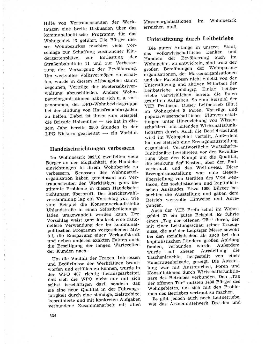 Neuer Weg (NW), Organ des Zentralkomitees (ZK) der SED (Sozialistische Einheitspartei Deutschlands) für Fragen des Parteilebens, 19. Jahrgang [Deutsche Demokratische Republik (DDR)] 1964, Seite 534 (NW ZK SED DDR 1964, S. 534)