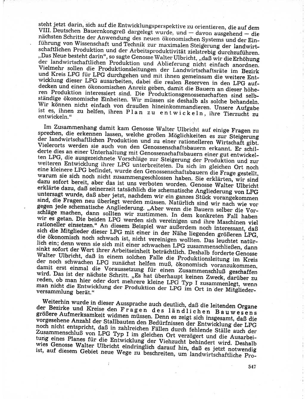 Neuer Weg (NW), Organ des Zentralkomitees (ZK) der SED (Sozialistische Einheitspartei Deutschlands) für Fragen des Parteilebens, 19. Jahrgang [Deutsche Demokratische Republik (DDR)] 1964, Seite 547 (NW ZK SED DDR 1964, S. 547)