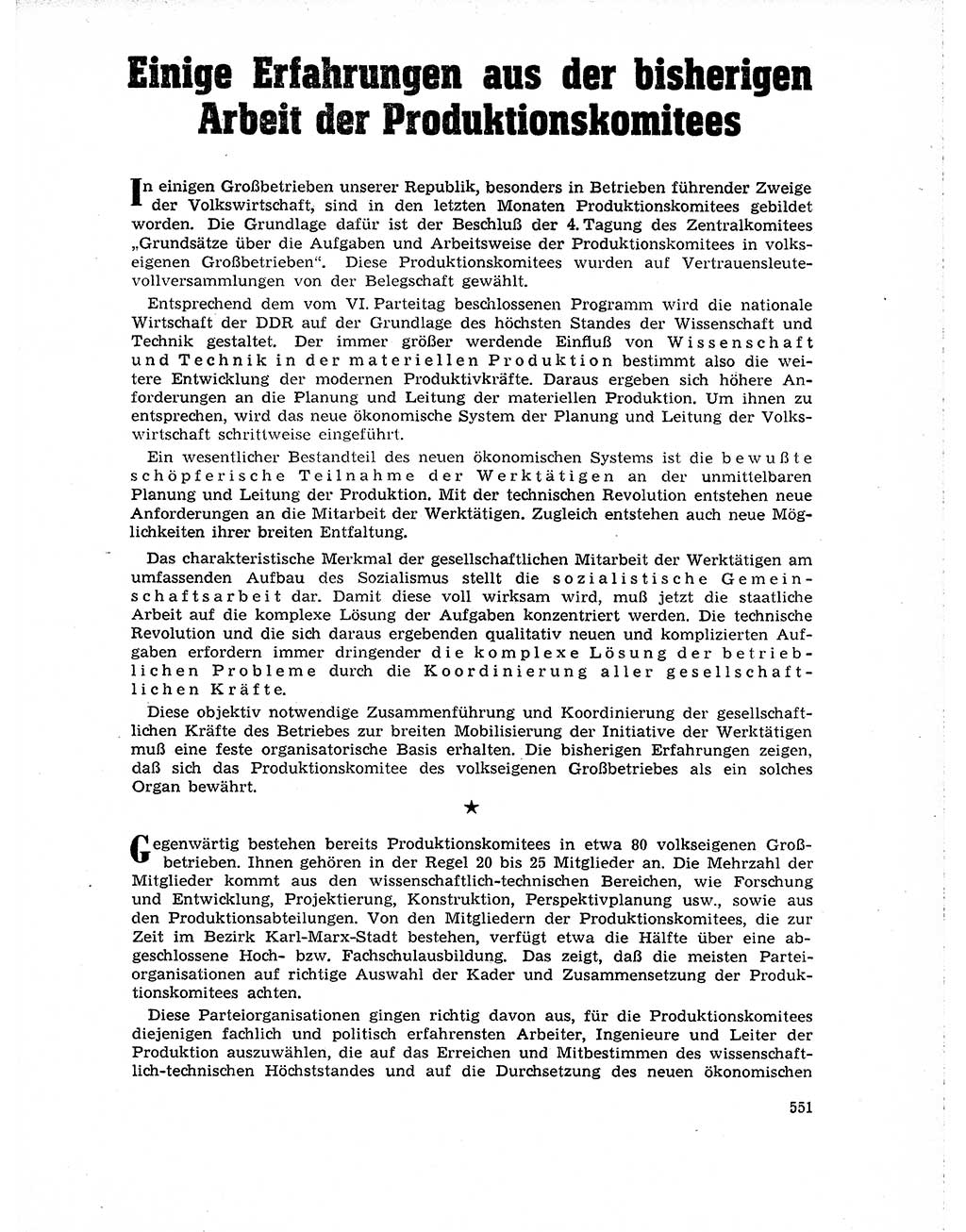 Neuer Weg (NW), Organ des Zentralkomitees (ZK) der SED (Sozialistische Einheitspartei Deutschlands) für Fragen des Parteilebens, 19. Jahrgang [Deutsche Demokratische Republik (DDR)] 1964, Seite 551 (NW ZK SED DDR 1964, S. 551)