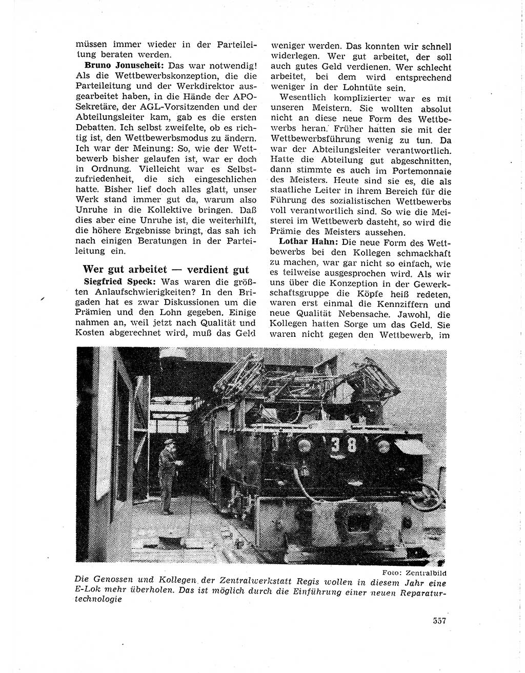 Neuer Weg (NW), Organ des Zentralkomitees (ZK) der SED (Sozialistische Einheitspartei Deutschlands) für Fragen des Parteilebens, 19. Jahrgang [Deutsche Demokratische Republik (DDR)] 1964, Seite 557 (NW ZK SED DDR 1964, S. 557)