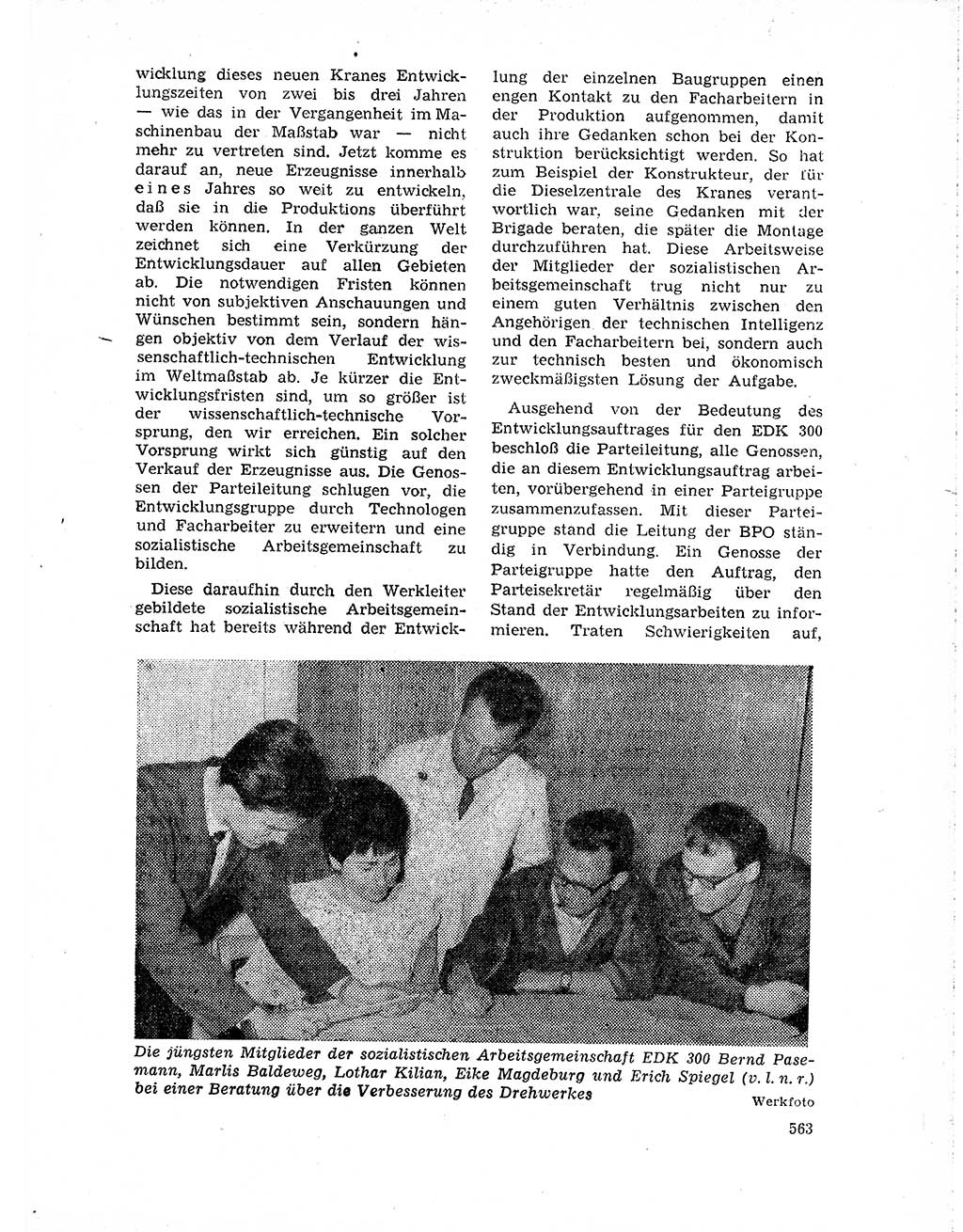 Neuer Weg (NW), Organ des Zentralkomitees (ZK) der SED (Sozialistische Einheitspartei Deutschlands) für Fragen des Parteilebens, 19. Jahrgang [Deutsche Demokratische Republik (DDR)] 1964, Seite 563 (NW ZK SED DDR 1964, S. 563)