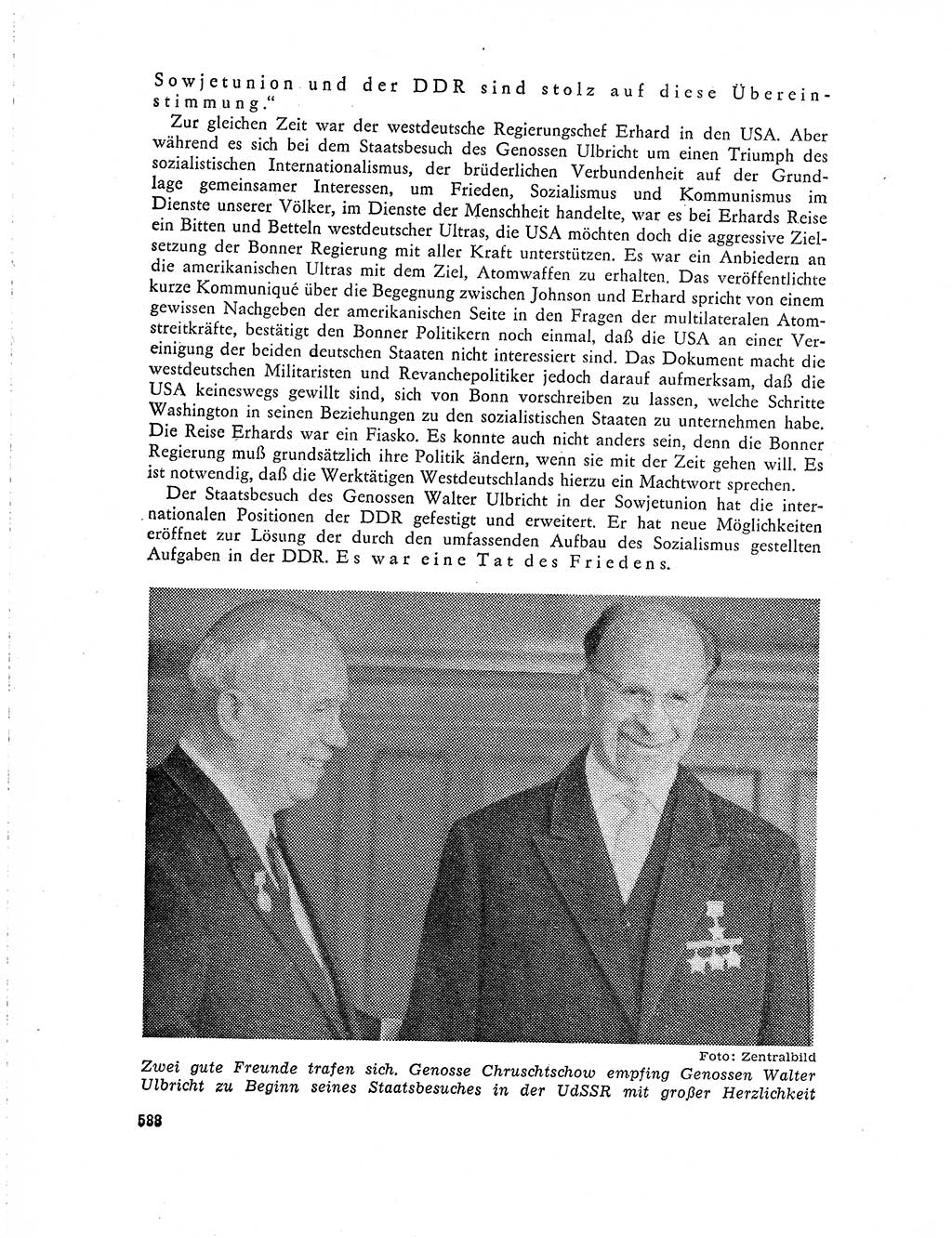 Neuer Weg (NW), Organ des Zentralkomitees (ZK) der SED (Sozialistische Einheitspartei Deutschlands) für Fragen des Parteilebens, 19. Jahrgang [Deutsche Demokratische Republik (DDR)] 1964, Seite 588 (NW ZK SED DDR 1964, S. 588)