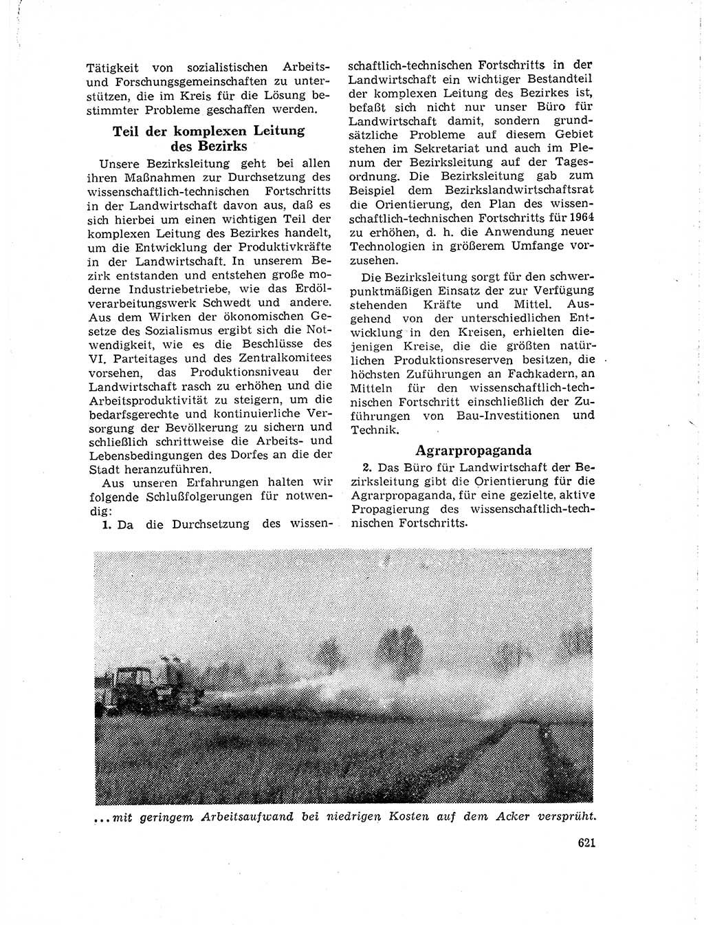 Neuer Weg (NW), Organ des Zentralkomitees (ZK) der SED (Sozialistische Einheitspartei Deutschlands) für Fragen des Parteilebens, 19. Jahrgang [Deutsche Demokratische Republik (DDR)] 1964, Seite 621 (NW ZK SED DDR 1964, S. 621)