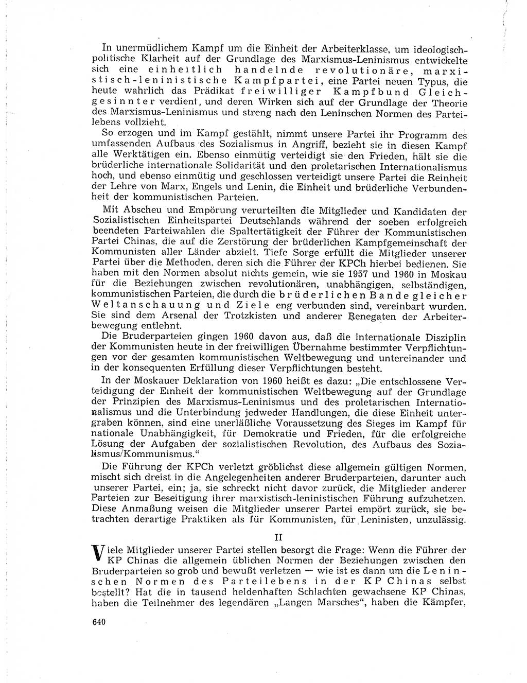 Neuer Weg (NW), Organ des Zentralkomitees (ZK) der SED (Sozialistische Einheitspartei Deutschlands) für Fragen des Parteilebens, 19. Jahrgang [Deutsche Demokratische Republik (DDR)] 1964, Seite 640 (NW ZK SED DDR 1964, S. 640)