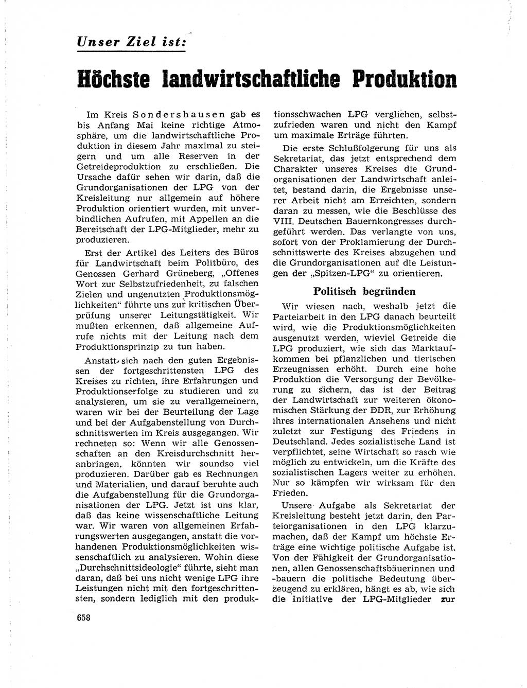 Neuer Weg (NW), Organ des Zentralkomitees (ZK) der SED (Sozialistische Einheitspartei Deutschlands) für Fragen des Parteilebens, 19. Jahrgang [Deutsche Demokratische Republik (DDR)] 1964, Seite 658 (NW ZK SED DDR 1964, S. 658)