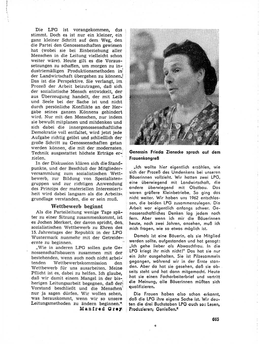 Neuer Weg (NW), Organ des Zentralkomitees (ZK) der SED (Sozialistische Einheitspartei Deutschlands) für Fragen des Parteilebens, 19. Jahrgang [Deutsche Demokratische Republik (DDR)] 1964, Seite 665 (NW ZK SED DDR 1964, S. 665)