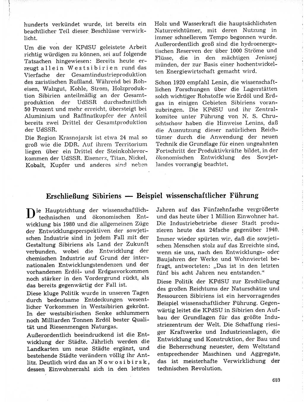 Neuer Weg (NW), Organ des Zentralkomitees (ZK) der SED (Sozialistische Einheitspartei Deutschlands) für Fragen des Parteilebens, 19. Jahrgang [Deutsche Demokratische Republik (DDR)] 1964, Seite 683 (NW ZK SED DDR 1964, S. 683)