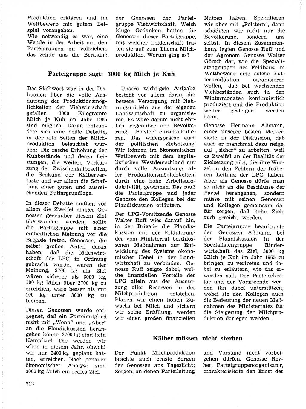 Neuer Weg (NW), Organ des Zentralkomitees (ZK) der SED (Sozialistische Einheitspartei Deutschlands) für Fragen des Parteilebens, 19. Jahrgang [Deutsche Demokratische Republik (DDR)] 1964, Seite 712 (NW ZK SED DDR 1964, S. 712)