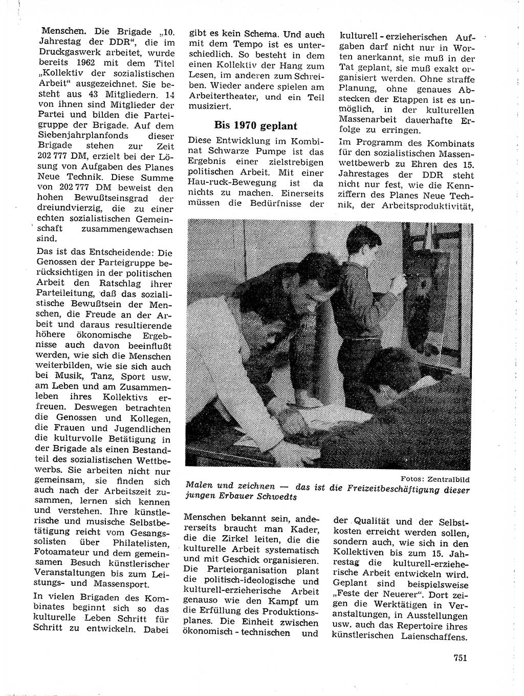Neuer Weg (NW), Organ des Zentralkomitees (ZK) der SED (Sozialistische Einheitspartei Deutschlands) für Fragen des Parteilebens, 19. Jahrgang [Deutsche Demokratische Republik (DDR)] 1964, Seite 751 (NW ZK SED DDR 1964, S. 751)