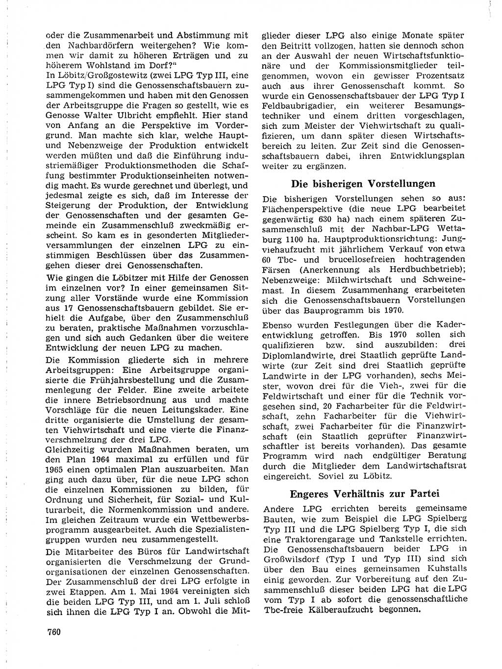Neuer Weg (NW), Organ des Zentralkomitees (ZK) der SED (Sozialistische Einheitspartei Deutschlands) für Fragen des Parteilebens, 19. Jahrgang [Deutsche Demokratische Republik (DDR)] 1964, Seite 760 (NW ZK SED DDR 1964, S. 760)