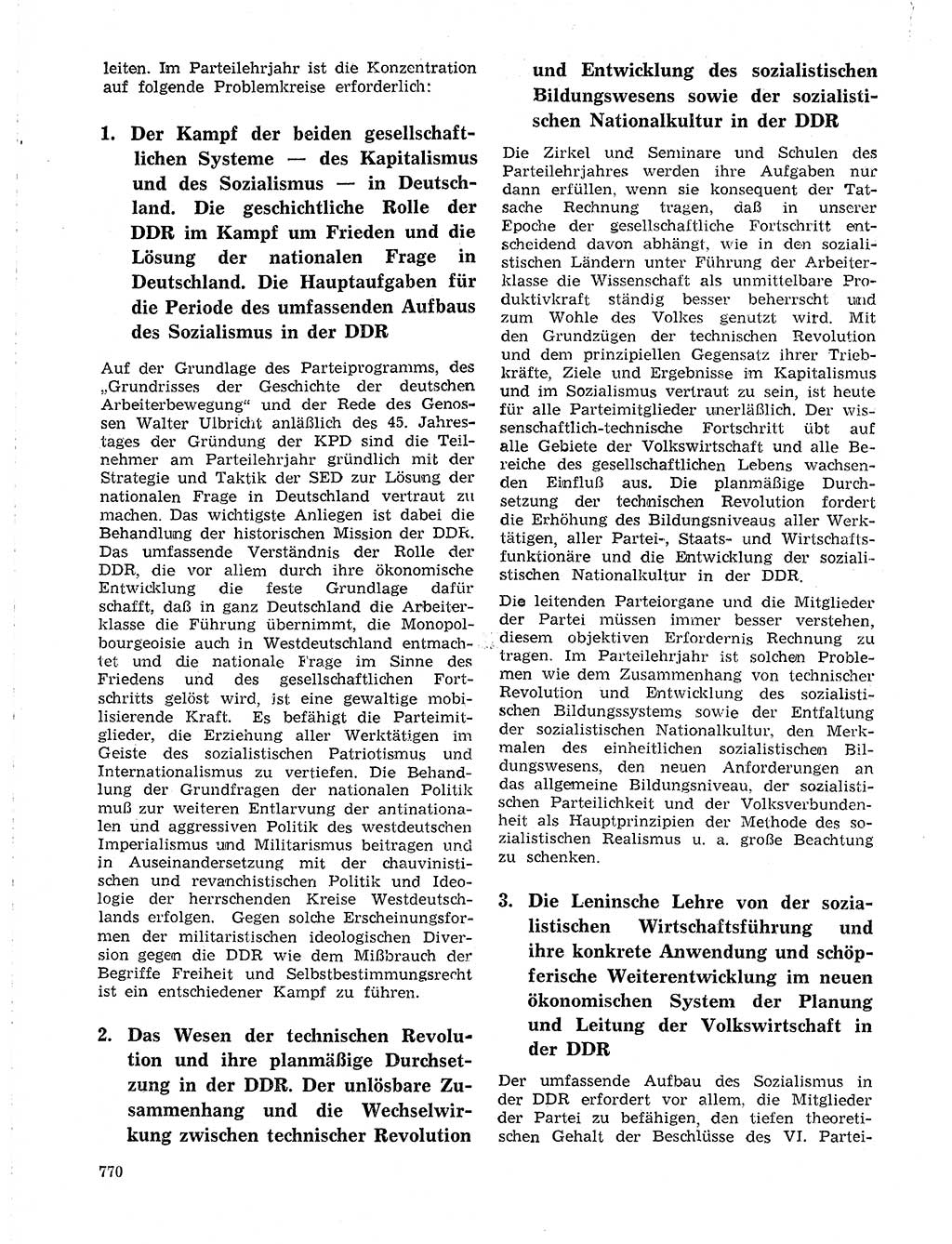 Neuer Weg (NW), Organ des Zentralkomitees (ZK) der SED (Sozialistische Einheitspartei Deutschlands) für Fragen des Parteilebens, 19. Jahrgang [Deutsche Demokratische Republik (DDR)] 1964, Seite 770 (NW ZK SED DDR 1964, S. 770)