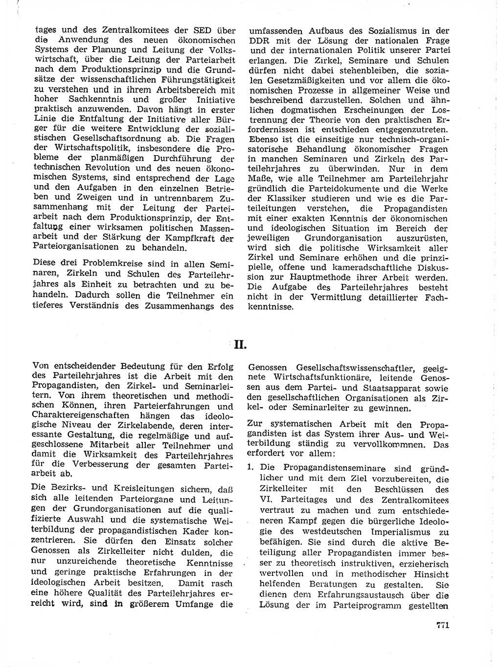 Neuer Weg (NW), Organ des Zentralkomitees (ZK) der SED (Sozialistische Einheitspartei Deutschlands) für Fragen des Parteilebens, 19. Jahrgang [Deutsche Demokratische Republik (DDR)] 1964, Seite 771 (NW ZK SED DDR 1964, S. 771)