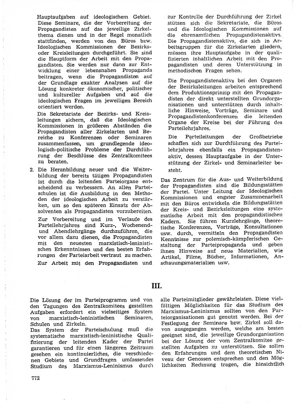 Neuer Weg (NW), Organ des Zentralkomitees (ZK) der SED (Sozialistische Einheitspartei Deutschlands) für Fragen des Parteilebens, 19. Jahrgang [Deutsche Demokratische Republik (DDR)] 1964, Seite 772 (NW ZK SED DDR 1964, S. 772)