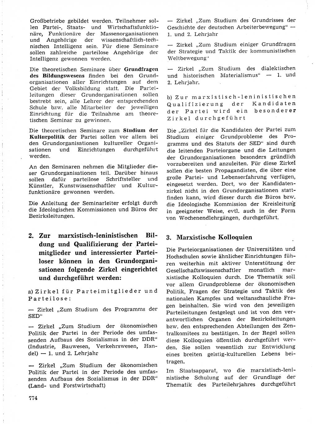 Neuer Weg (NW), Organ des Zentralkomitees (ZK) der SED (Sozialistische Einheitspartei Deutschlands) für Fragen des Parteilebens, 19. Jahrgang [Deutsche Demokratische Republik (DDR)] 1964, Seite 774 (NW ZK SED DDR 1964, S. 774)